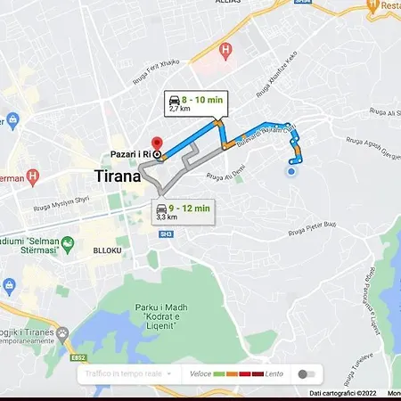 Cozy Apt In Mangalem21 Wifi/ac/netflix * טיראנה
